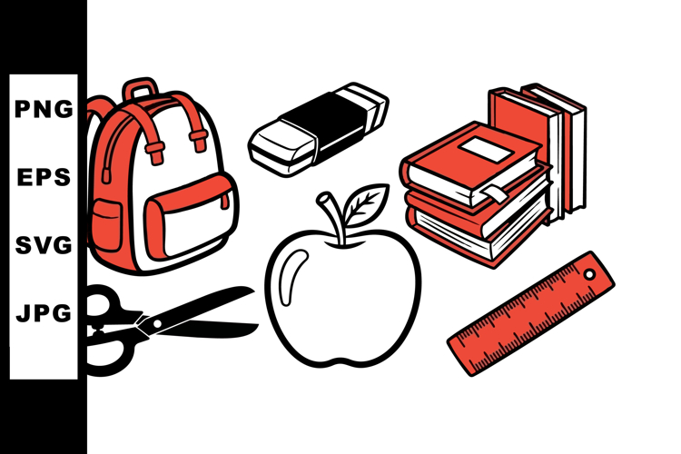 School Vector Image 9
