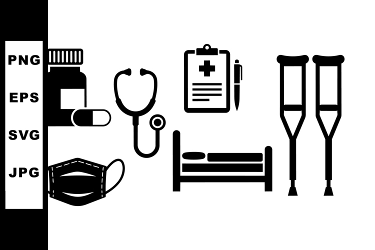 Medical Equipment SVG Bundle for Healthcare Designs