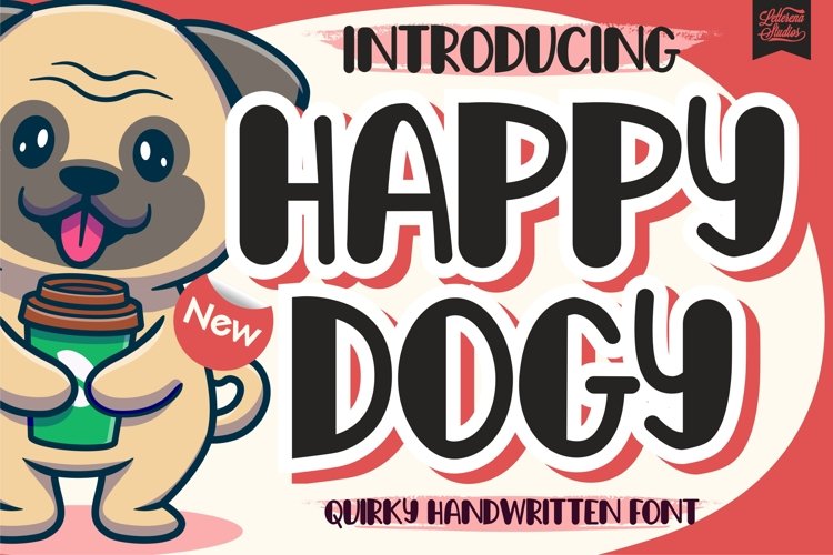 Happy Dogy - Quirky Handwritten Font example image 1