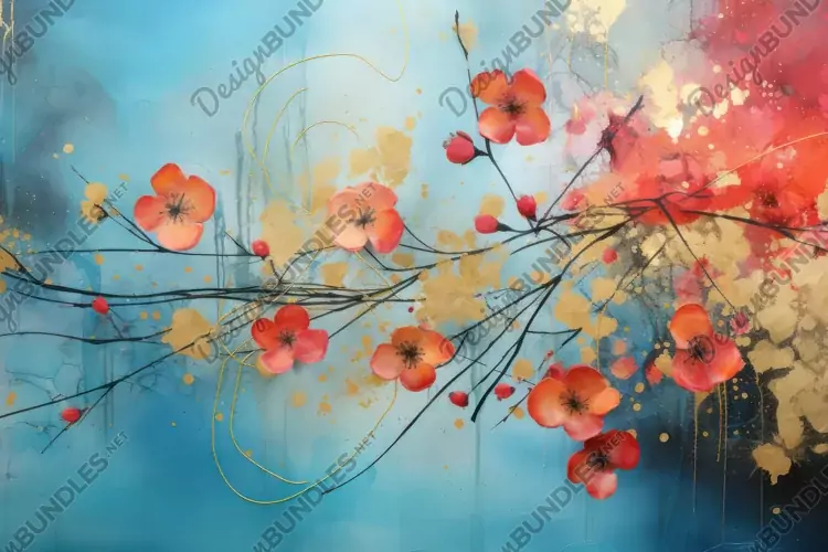 Abstract Art Watercolor Background Wallpaper