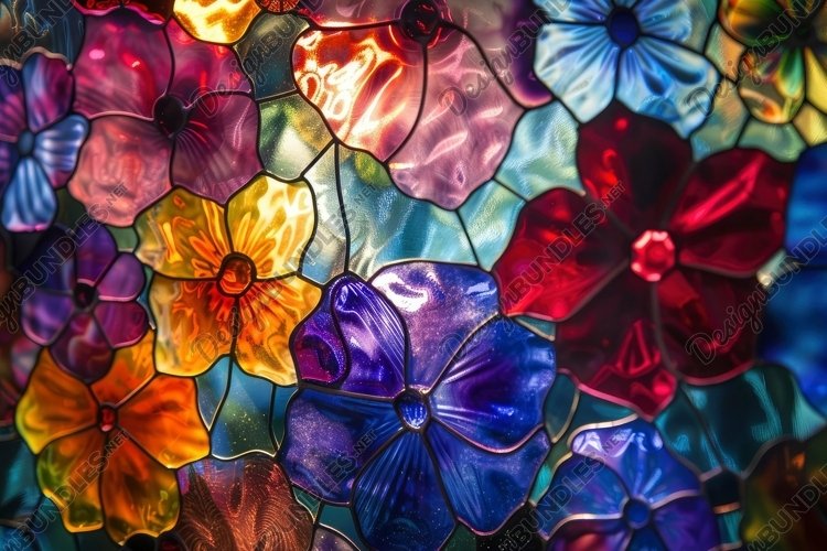 Stained Glass Texture Image 21