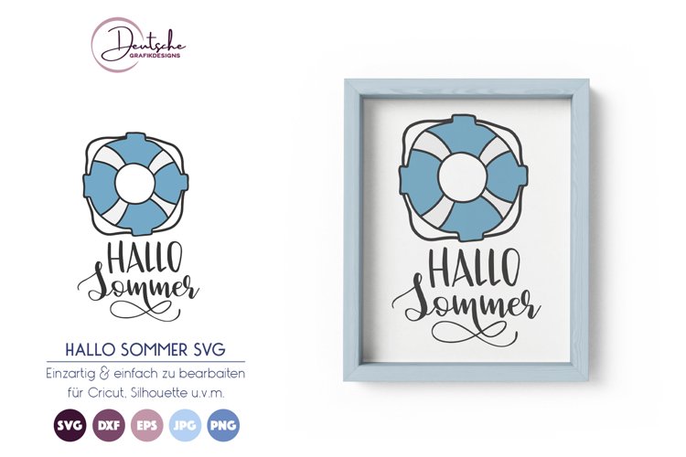 Hallo Sommer SVG