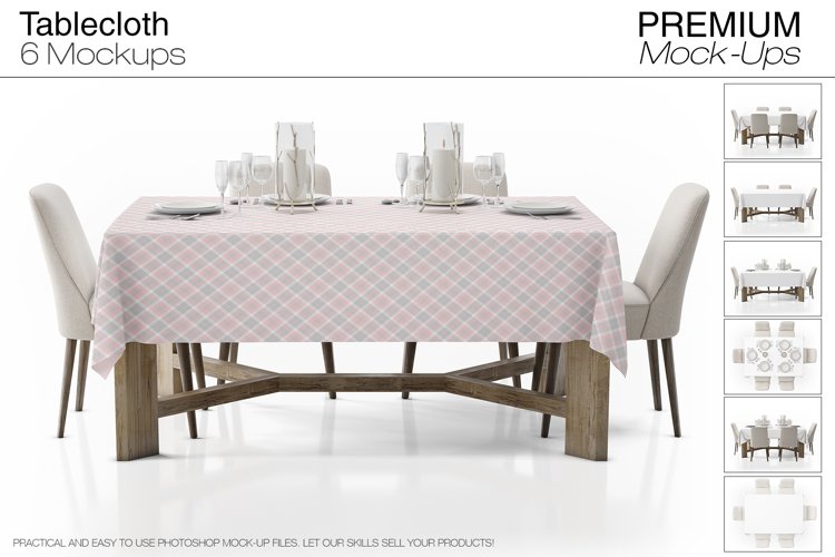 Tablecloth Mockup Set example image 1