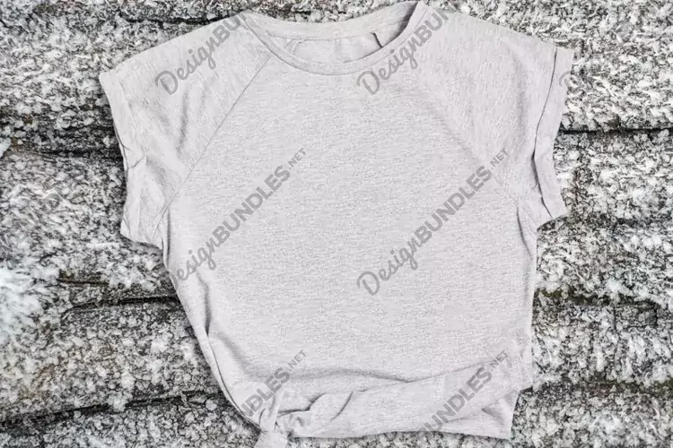 Gray t shirt mockup | Winter mockup | Christmas mock tshirt