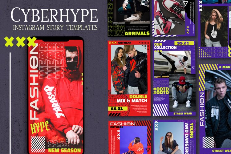 Cyberhype | Instagram story template