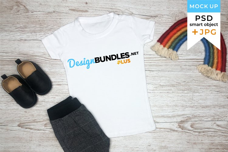 Kids T-shirt Mockup | Toddler T-shirt mockup PSD JPG