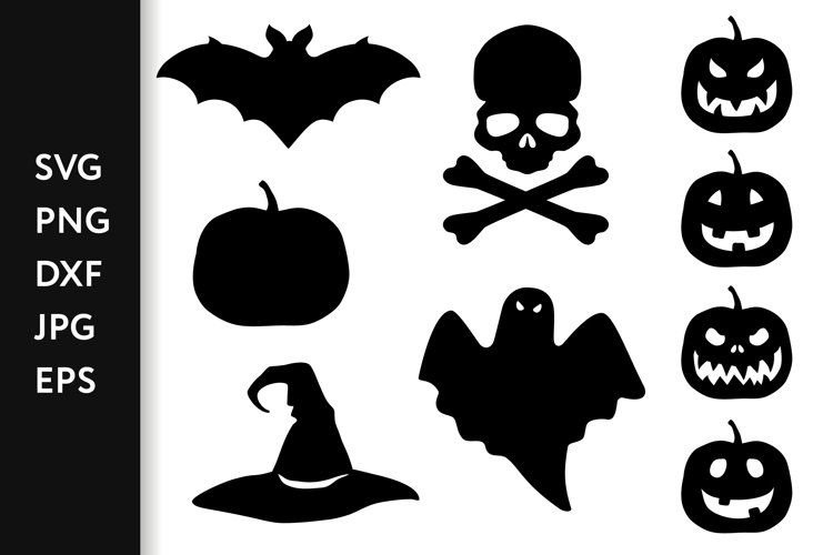 Silhouette Halloween Clipart Image 15
