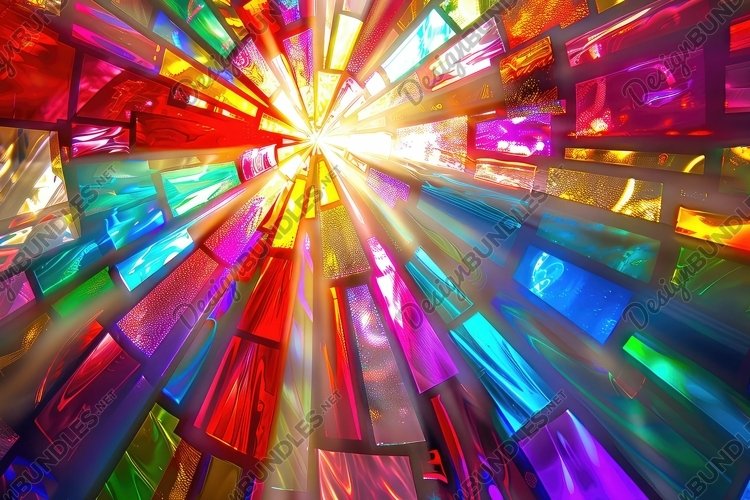 Stained Glass Texture Image 23