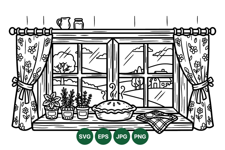 Black And White Clipart Image 3
