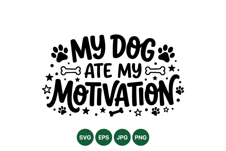 Black Dog Svg Image 10