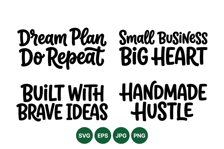 Hand Lettered Motivational Quotes For Small Businesses