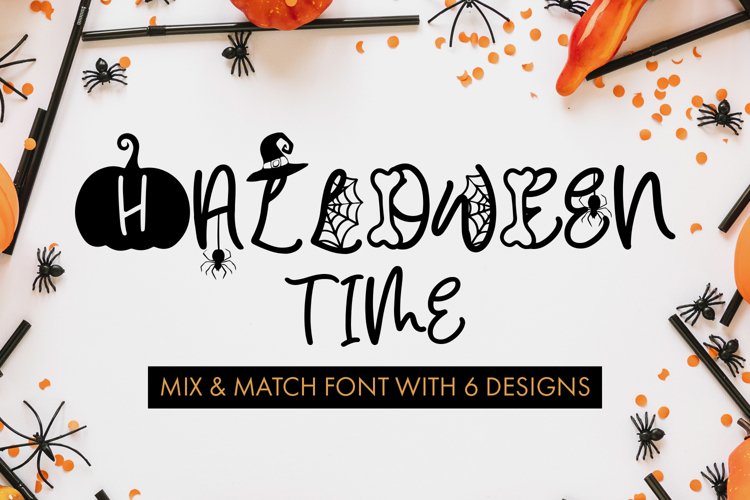 Halloween Time - 6 Different Designs example image 1