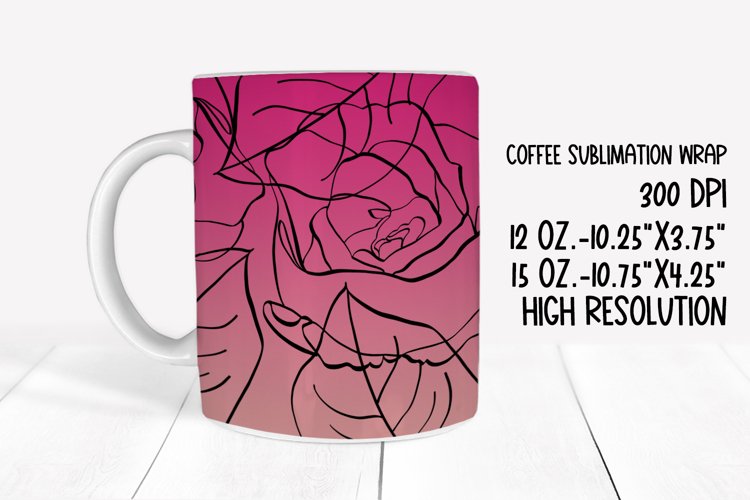 Coffee Mug Sublimation Wrap example image 1