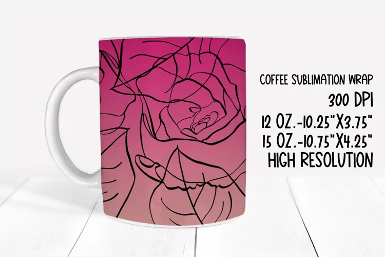 Coffee Mug Sublimation Wrap