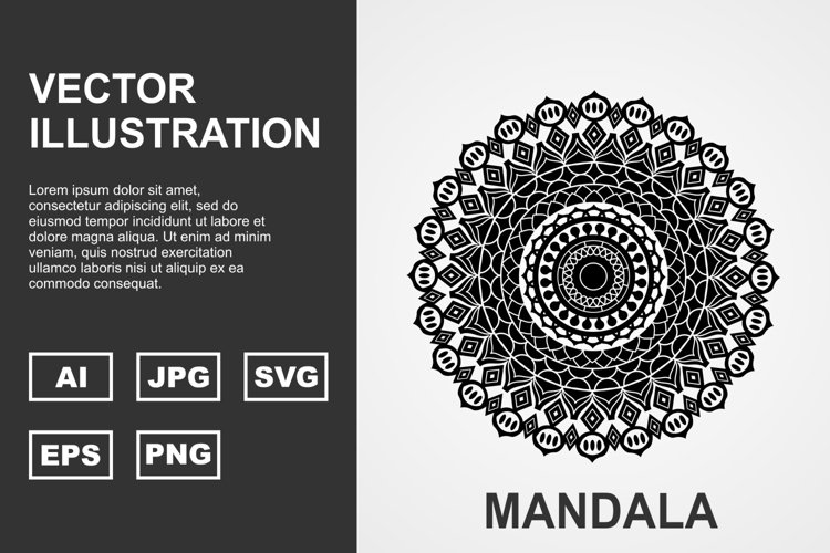 Vector Mandala Illustration Design example image 1