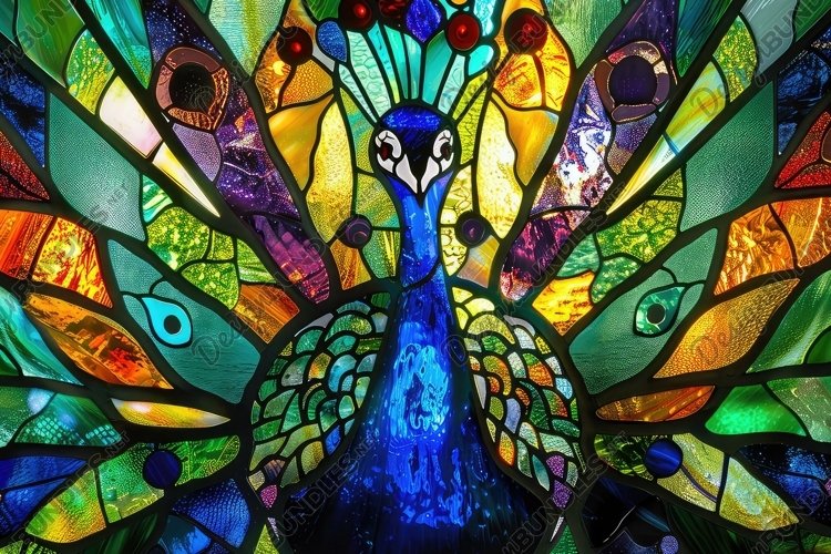 Stained Glass Texture Image 9