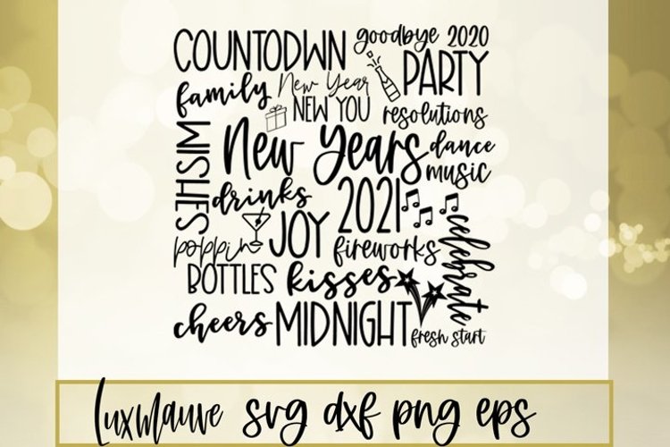 2021 New Year SVG example image 1