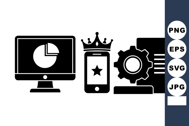 Modern Technology Icon Vector Bundle For UI Design