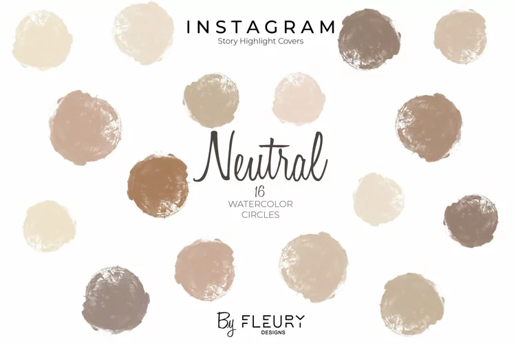 Instagram Stories Highlight Covers - Neutral