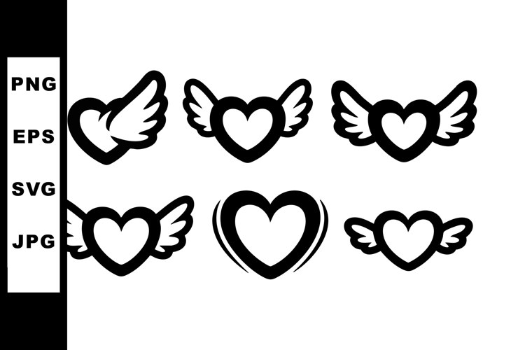 Outline Heart Clipart Image 6