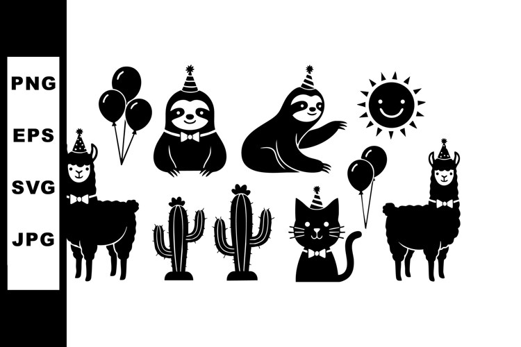 Party Silhouette Image 23