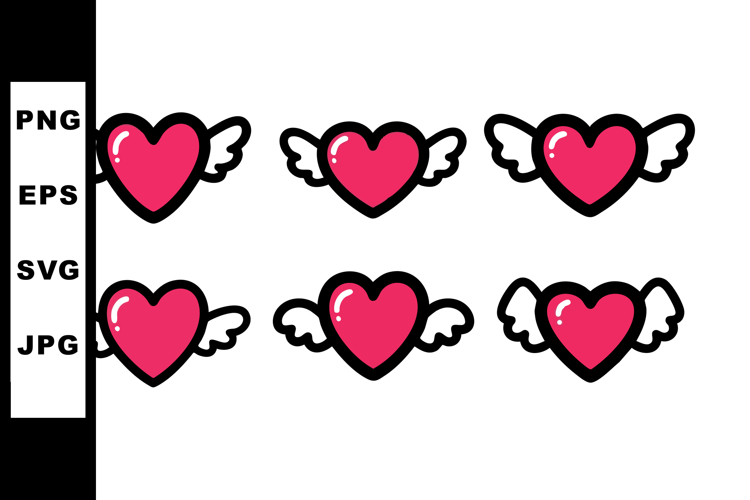 White Heart Clipart Image 4
