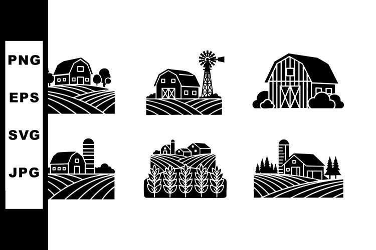 Farm Vector Image 17