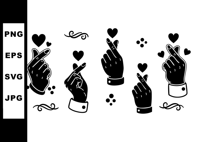 White Heart Clipart Image 13