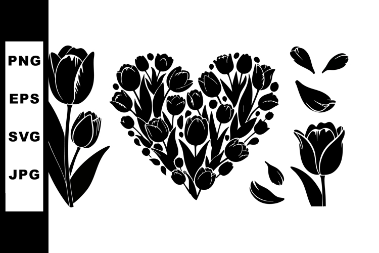 Flower Silhouette Image 21