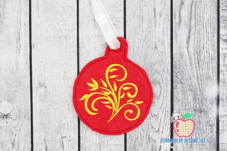 Christmas Ball Ornament Clipart Image 3