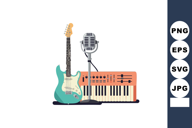 Guitar Clipart Image 22