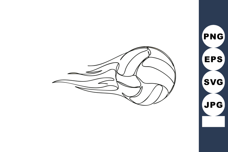 Volleyball Vector Image 23