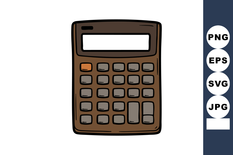 Calculator Clipart Image 4