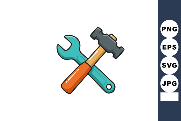 Wrench Clipart Image 16