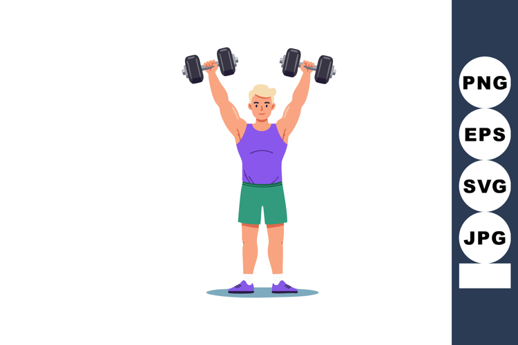 Dumbbells Clipart Image 18