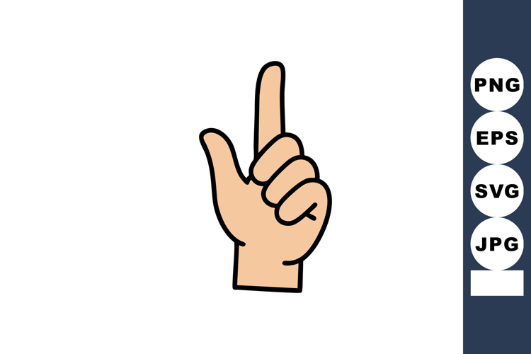 Finger Pointing Clipart Image 7
