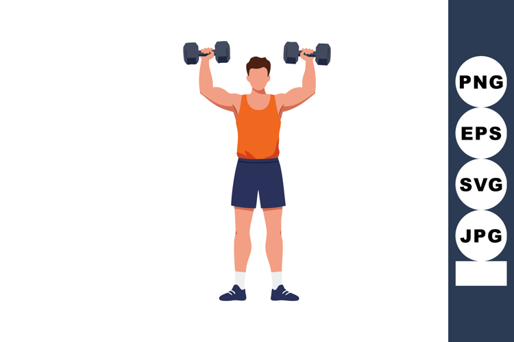 Dumbbells Clipart Image 17