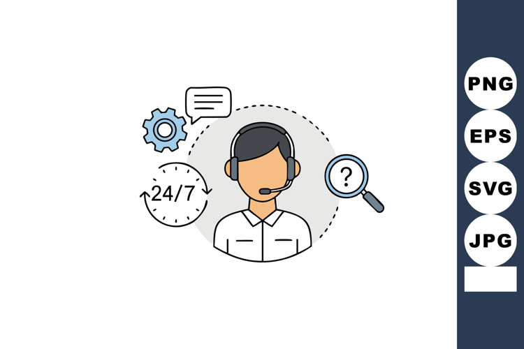 Headset Clipart Image 2