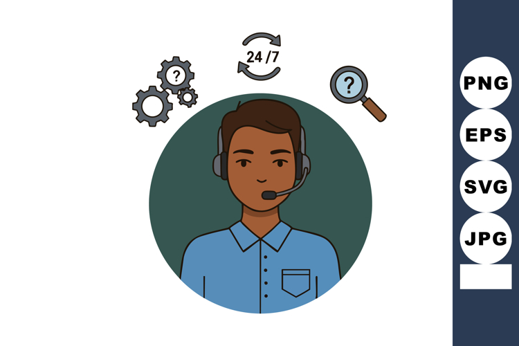 Headset Clipart Image 5