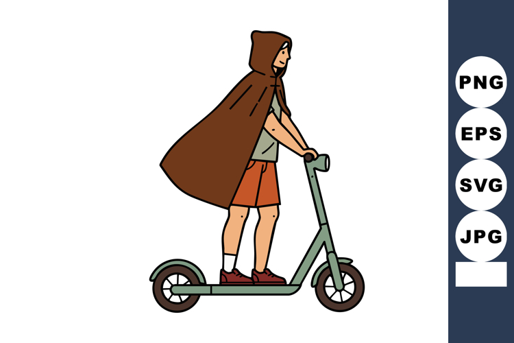 Scooter Clipart Image 15