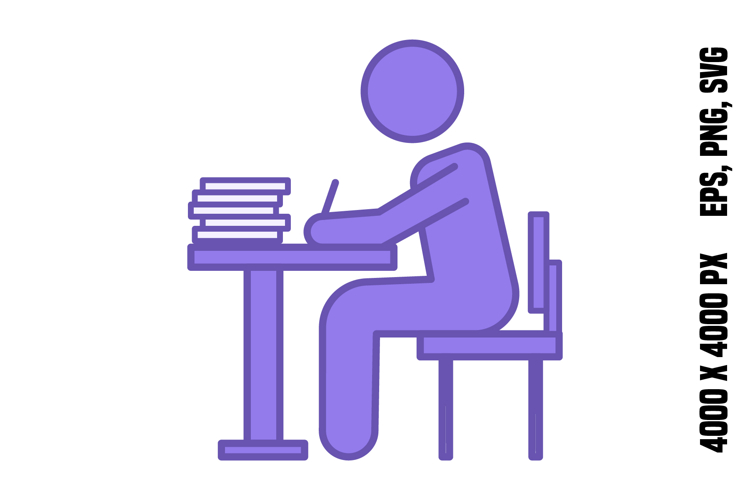 Colored Study Icon