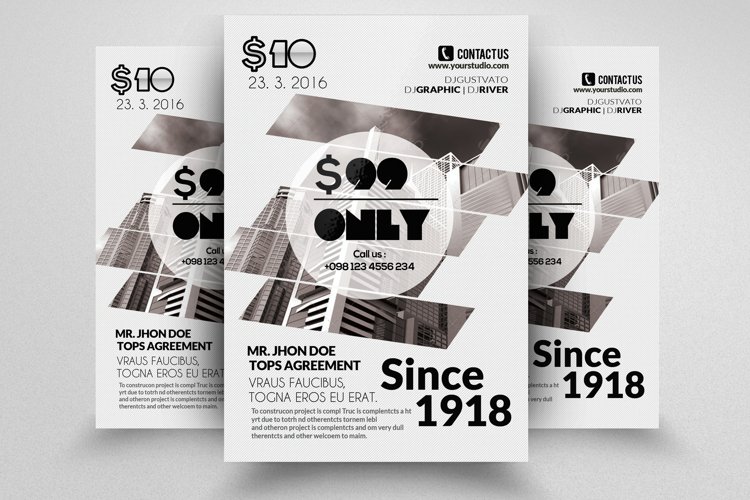 Advertising Flyer Template Image 2