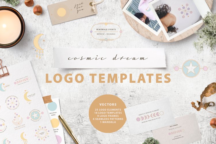 Cosmic Dream Logo Template & Creator Kit example image 1