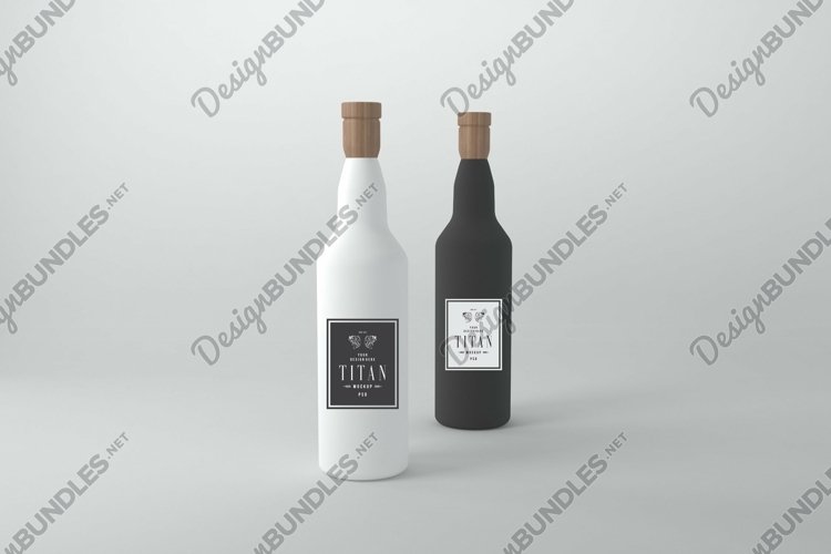 Titan Bottle Mockup