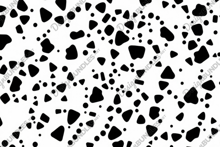 Black White terrazzo mosaic tile pattern Background