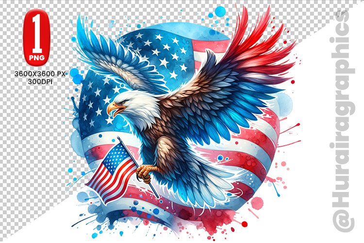 Cute Eagle Clipart - PNG File