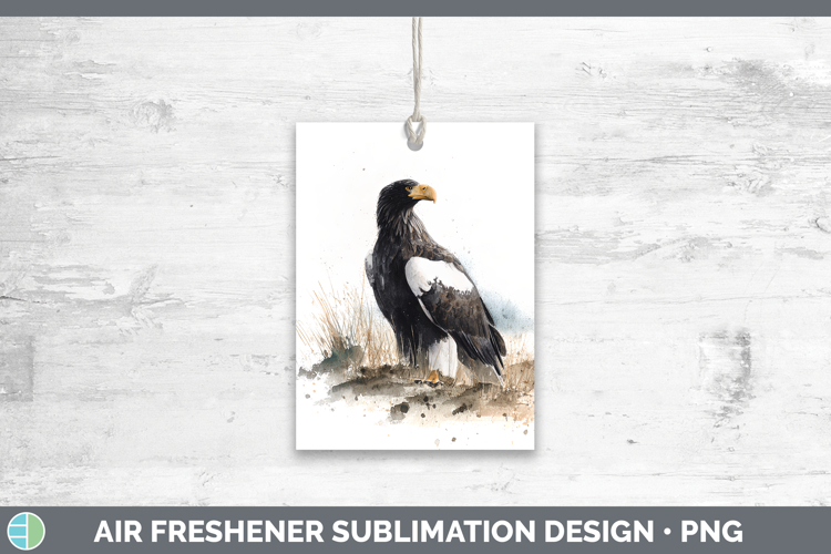 Stellers Sea Eagle Sketch Air Freshener Sublimation Design