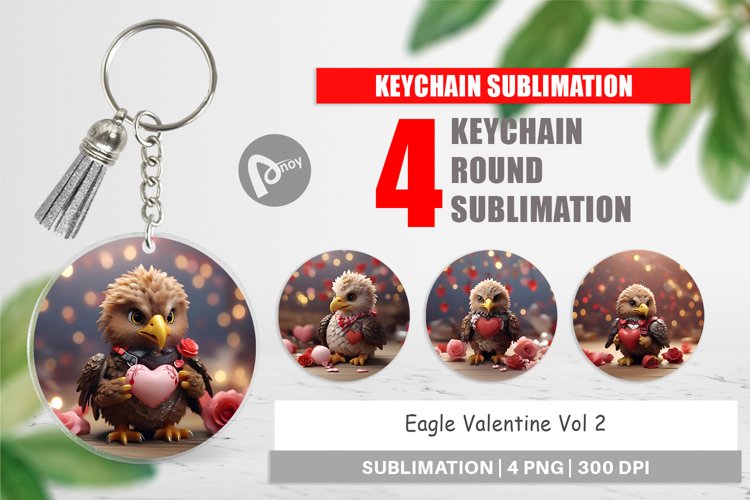 Keychain Eagle Valentine