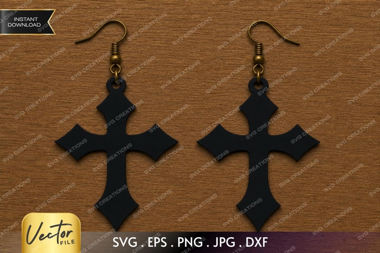 Gothic Cross SVGs Image 5