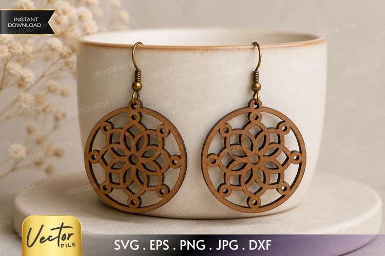 Floral Circle Svg